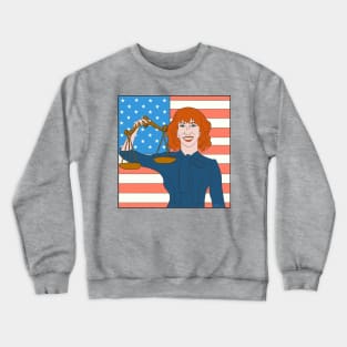 Kathy Griffin, American Woman Crewneck Sweatshirt